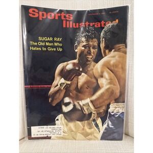 Sports Illustrated – September 6, 1965 – Sugar Ray Robinson EXCELLENT!